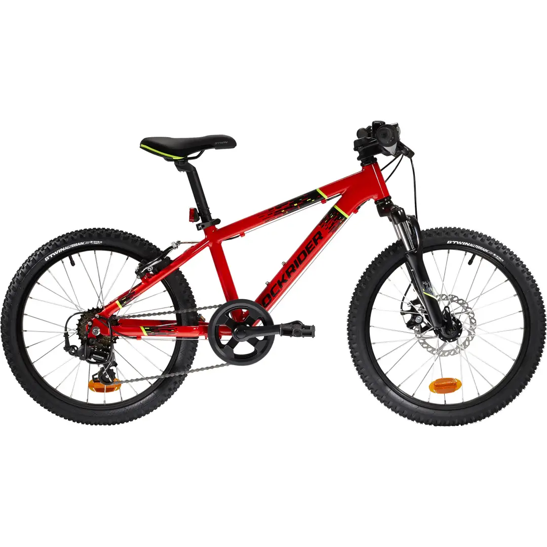  Bicicletă MTB Rockrider ST900 20" Roșu Copii 6-9 ani 