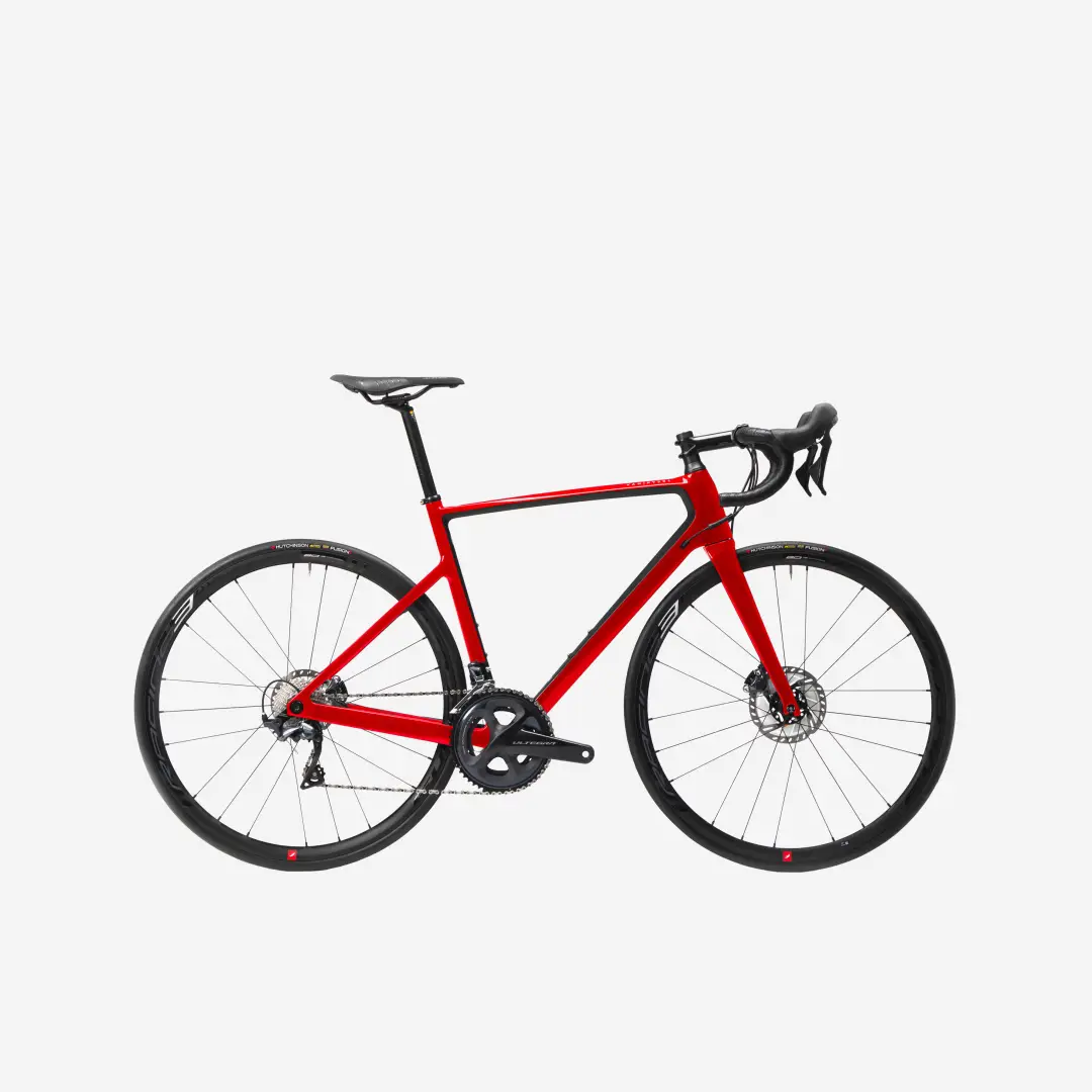  Bicicletă de șosea CF ULTEGRA DISC Roșu 