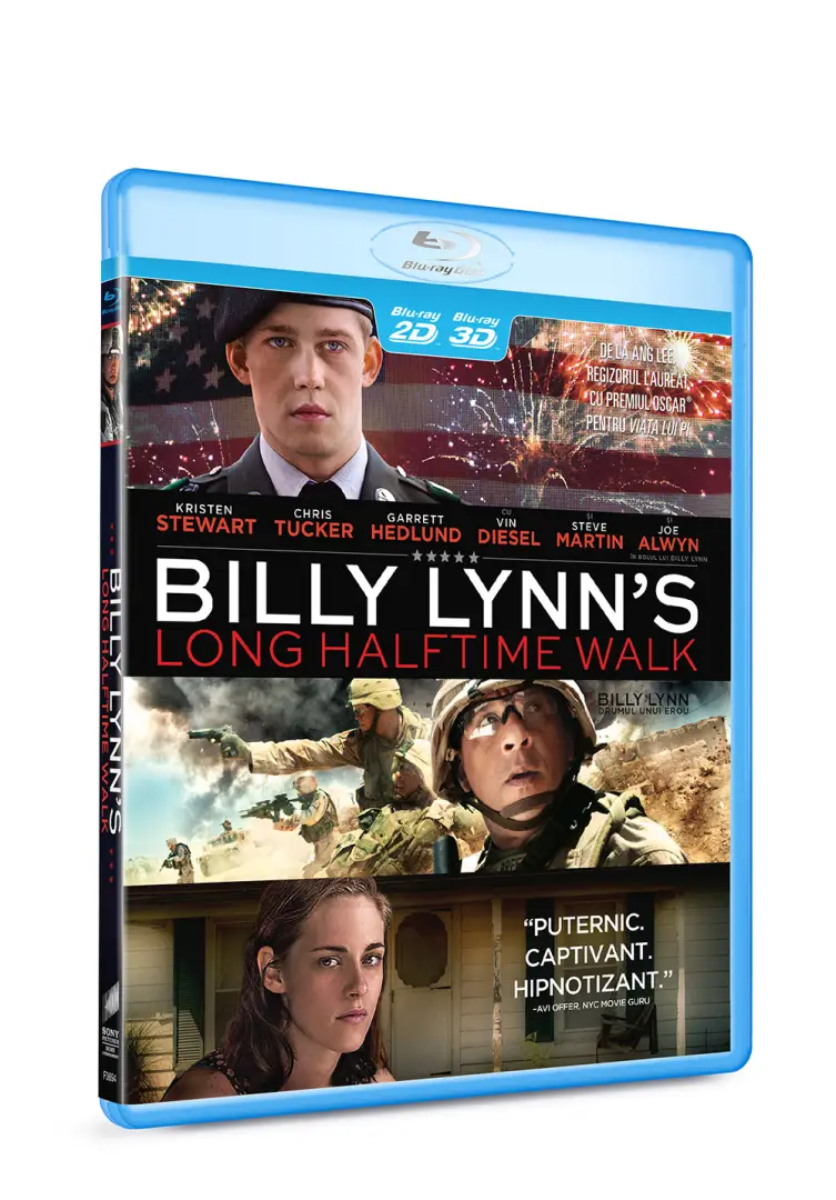  Billy Lynn: Drumul unui erou 2D+3D (Blu Ray Disc) / Billy Lynn's Long Halftime Walk | Ang Lee 