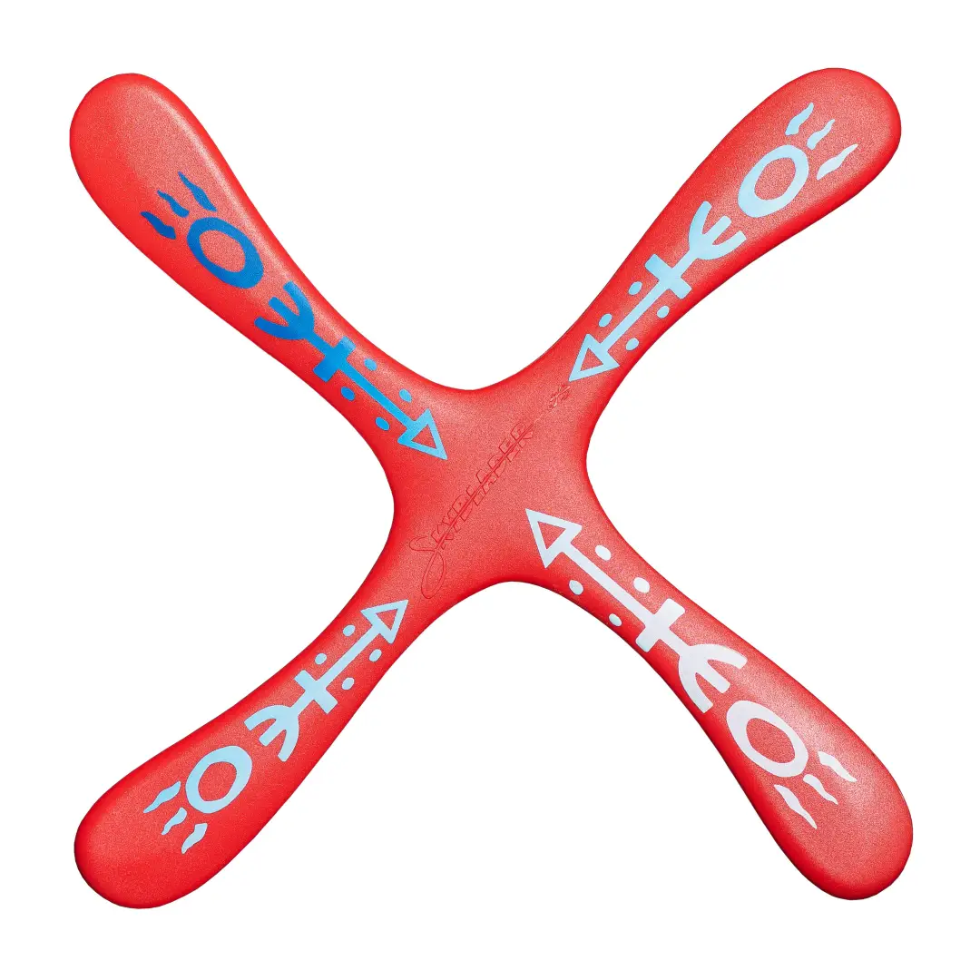  Boomerang 4 laturi stângaci Skyblader roșu 