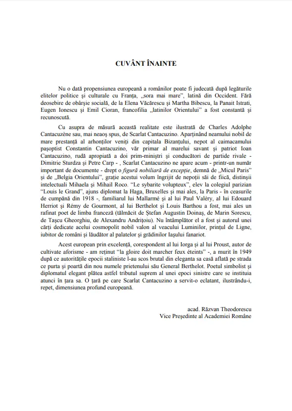  Diplomatie si poezie. Contributia europeana a lui Scarlat A. Cantacuzino | Mihaela Roco, Mihail C. Roco 