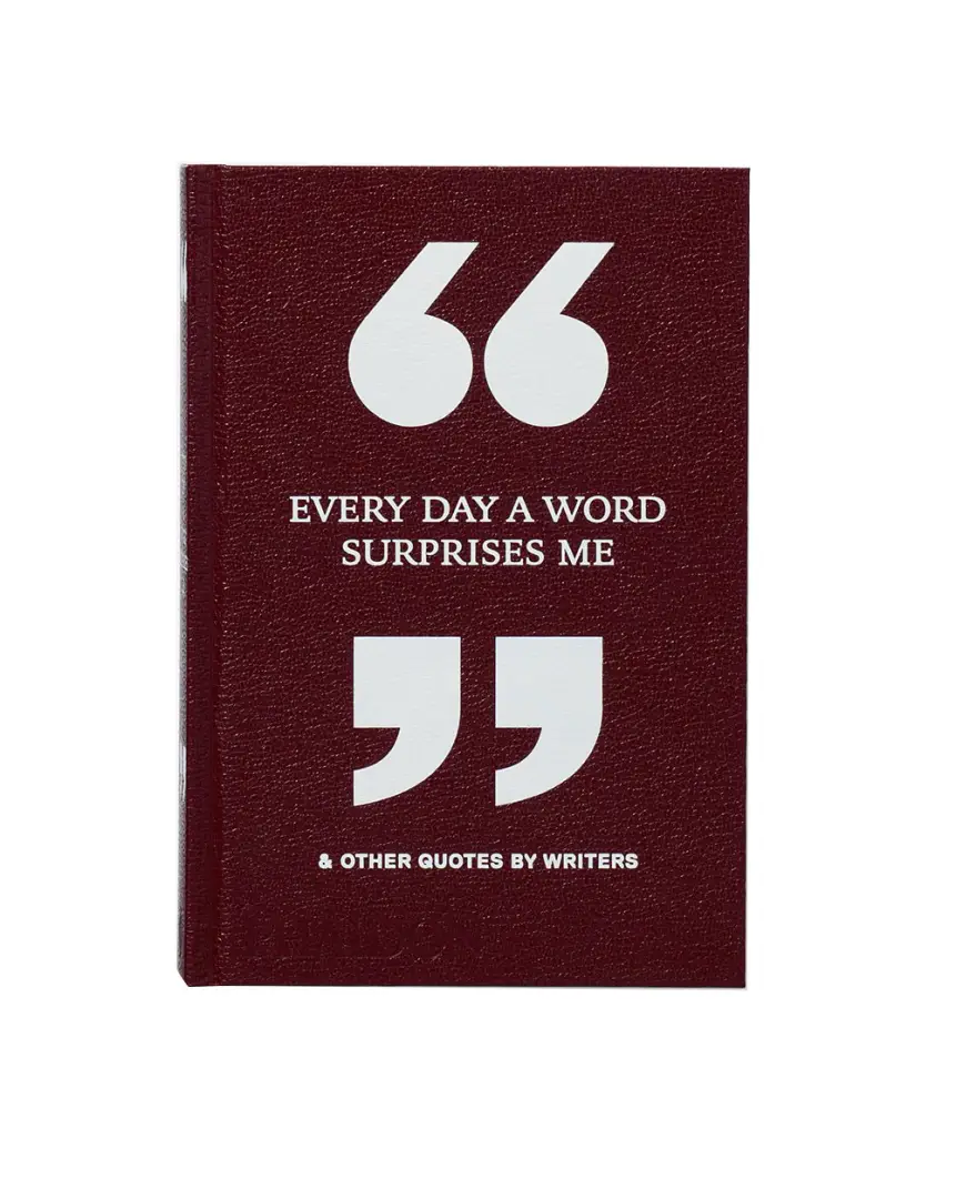  Every Day a Word Surprises Me & Other Quotes by Writers | Phaidon Editors 