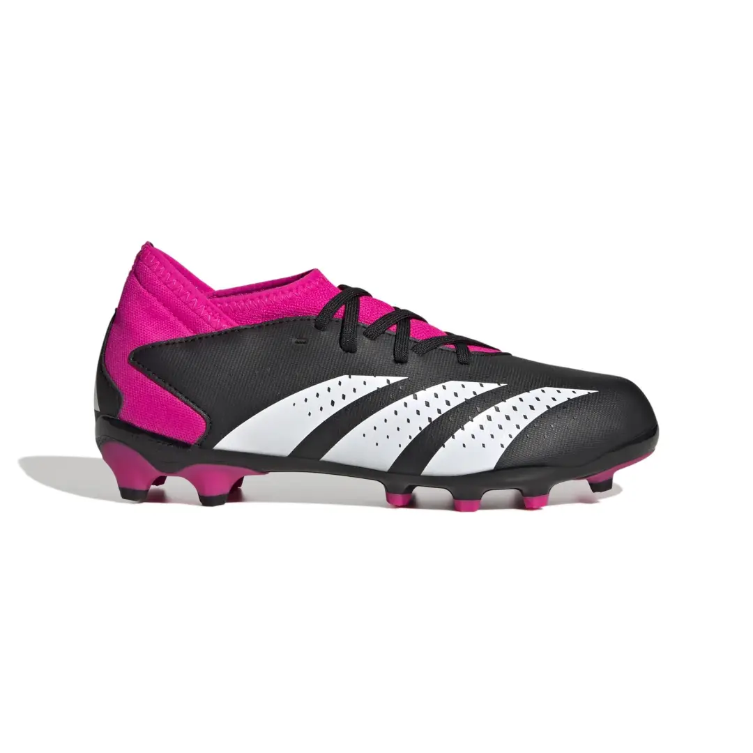 Ghete Fotbal Adidas Predator Accuracy.3 MG Negru-Roz Copii 