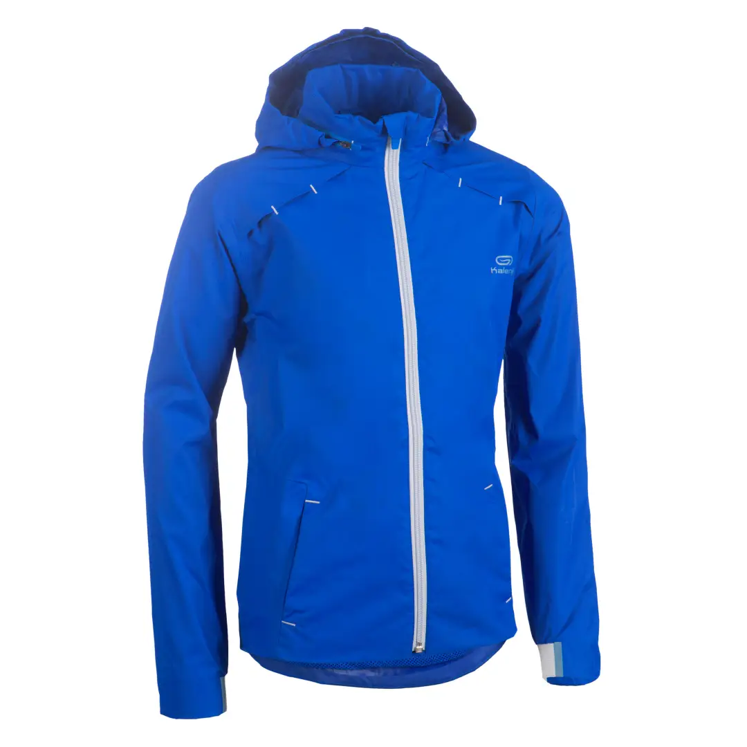  Jachetă impermeabilă Alergare AT500 Albastru Copii 