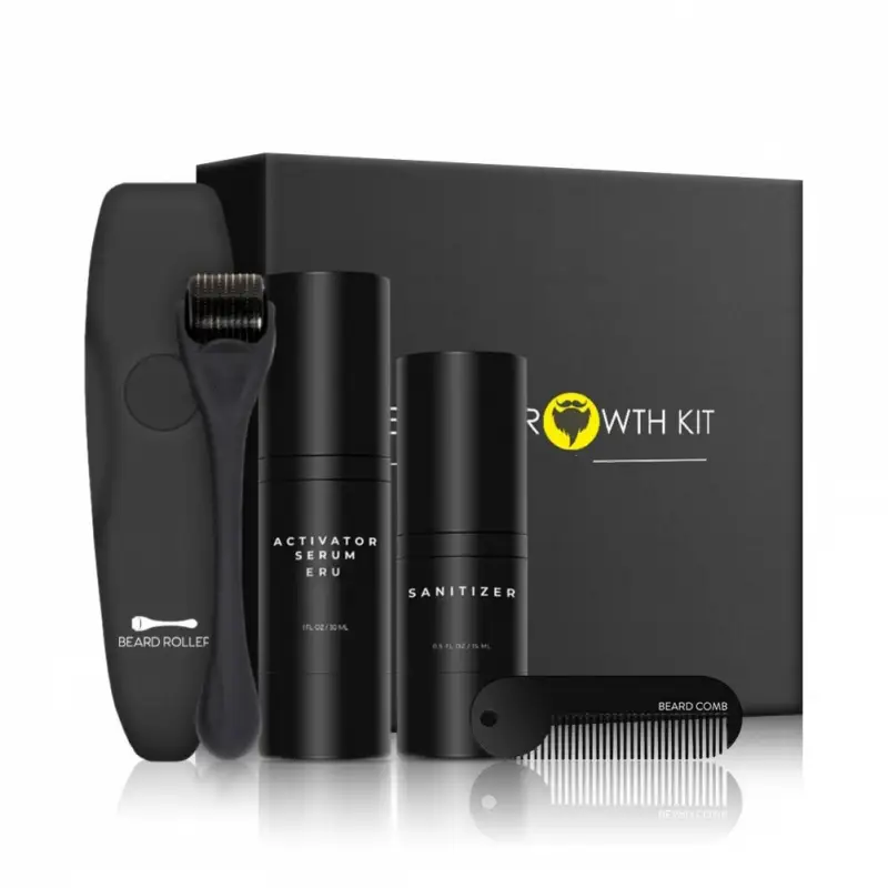  Kit complet, accelerare crestere barba, Luxfume by Sevich 
