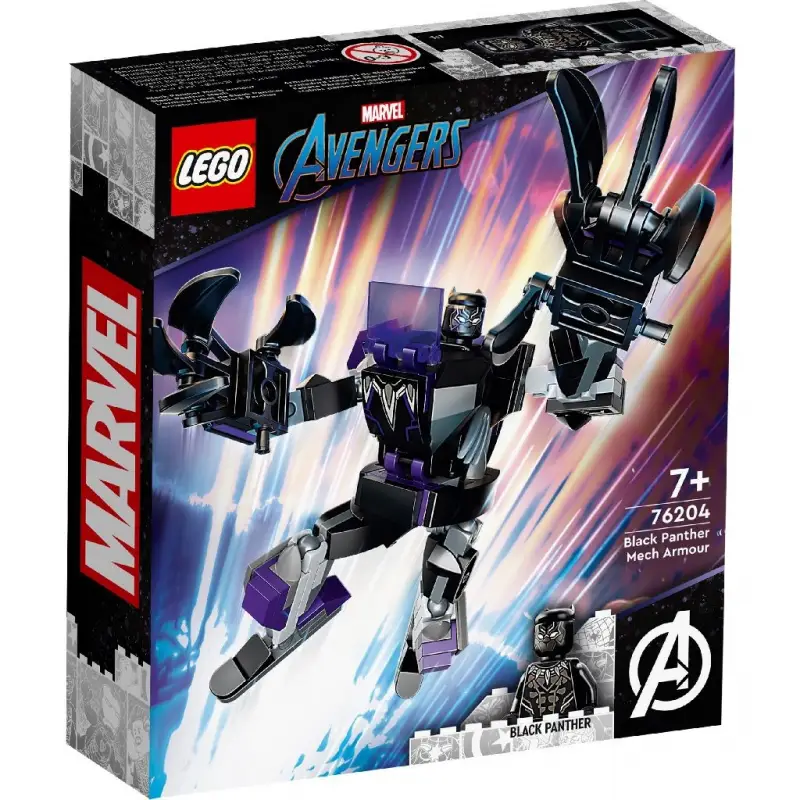  LEGO SUPER HEROES Armura De Robot A Lui Black Panther 76204 