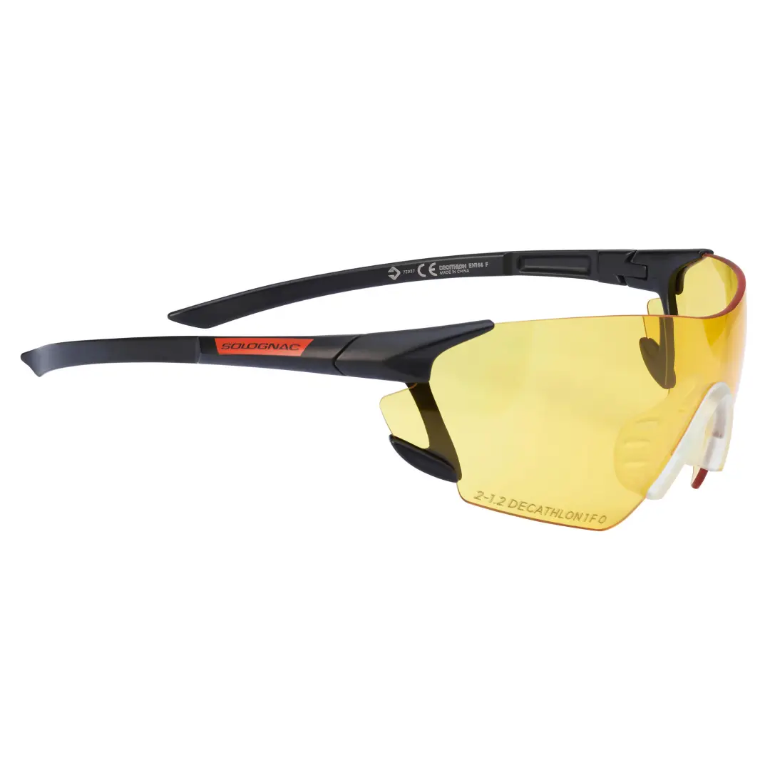  Ochelari CLAY 100 de protecție cu lentilă rezistentă categoria 1 GALBEN 