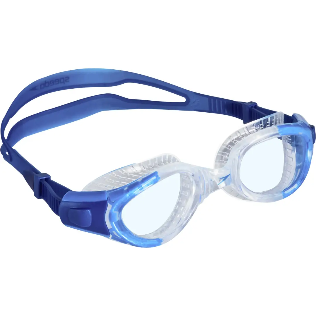  Ochelari Înot Futura Biofuse Speedo Flexiseal Lentile Transparente Albastru 
