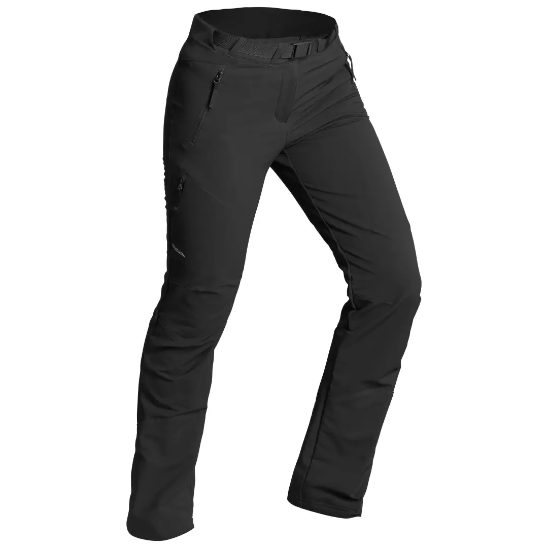  Pantalon Iarnă Stretch Călduros Hidrofob Drumeție pe Zăpadă SH500 X-Warm Damă 