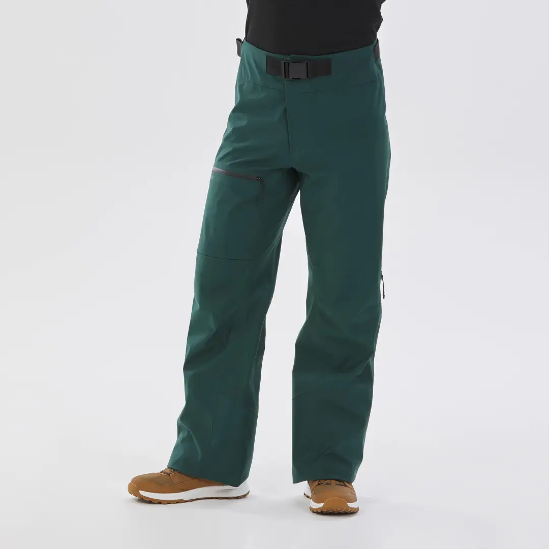  Pantalon Impermeabil respirant Schi Patrol Verde Bărbați 