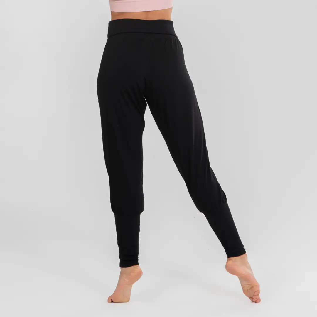  Pantalon de trening Dans modern Negru Damă 