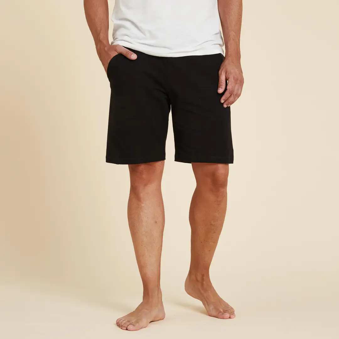  Pantalon scurt eco Yoga Negru Bărbați 