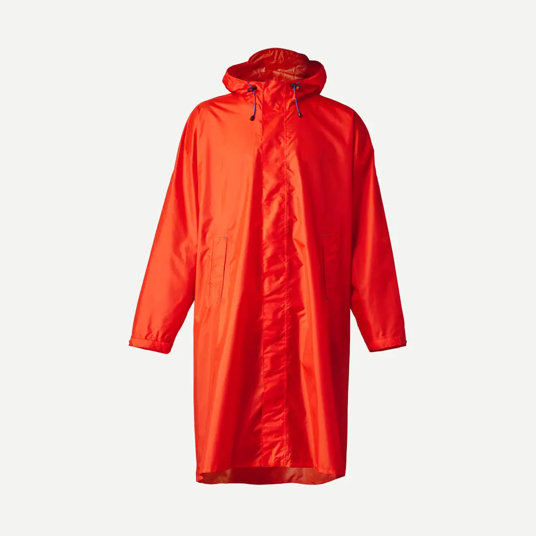  Pelerină Ploaie tip Poncho Trekking MT900 75L L/XL Roșu 