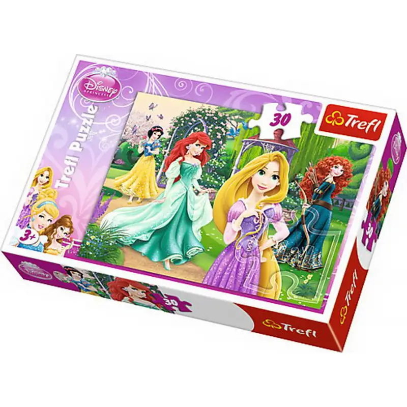  Puzzle Trefl 30 Rapunzel Merida Ariel Si Alba Ca Zapada 
