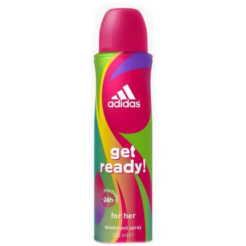  Spray Deodorant Antiperspirant Adidas Get Ready, 150 ml 