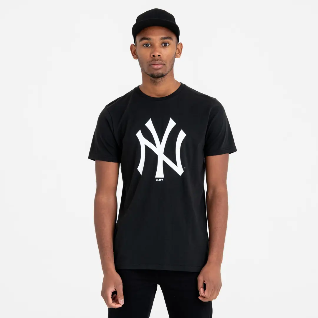  Tricou Baseball New York Yankees Negru Bărbați/Damă 